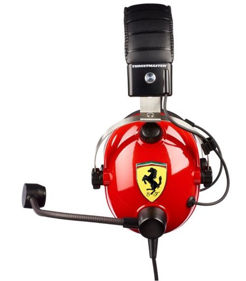 Thrustmaster（图马思特）推出旗下首款 Scuderia Ferrari 版耳麦