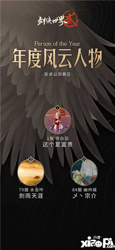 剑侠世界2手游2019年度风云人物盘点