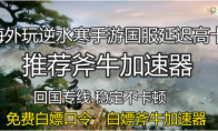 海外玩逆水寒手游国服延迟高卡顿，斧牛加速器助力海外回国畅玩