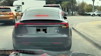 疑新款特斯拉Model Y Plaid无伪装谍照：有贯穿尾灯