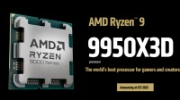 AMD锐龙9 9950X3D正式发布！游戏性能再攀高峰